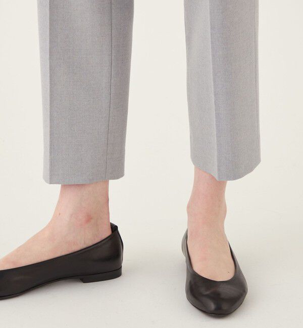 DES PRES「フランネルウールストレッチ シガレットパンツ」|スラックス|