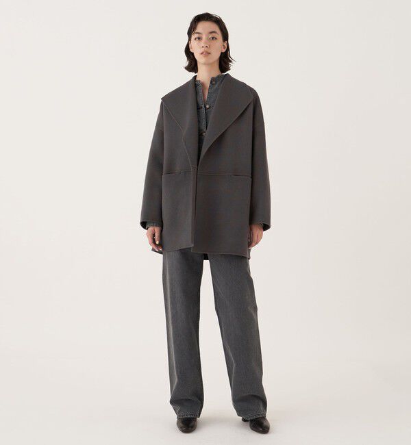 DES PRES「【一部WEB限定】ダブルフェイスメルトンビーバー ショートコート」|その他|