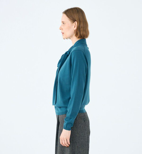 Ballsey「スーパーエクストラファインウール ボウタイプルオーバー」|ニット・セーター|