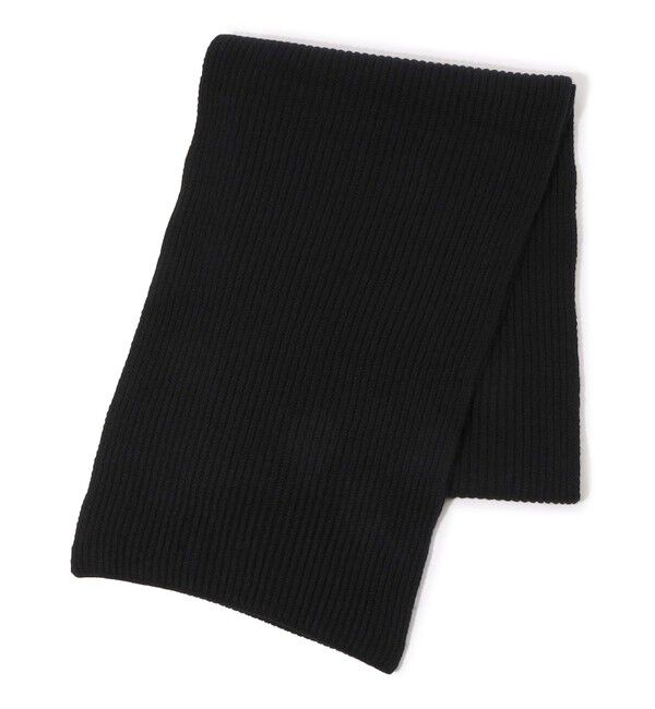 TOMORROWLAND GOODS「Johnstons of Elgin カシミヤ ニットストール」|マフラー|19 ブラック
