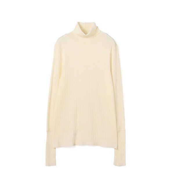 MACPHEE「ウールリブ タートルネックプルオーバー」|Tシャツ・カットソー|11 ホワイト