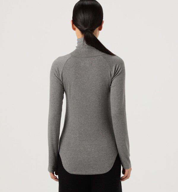 GALERIE VIE「レーヨンカシミヤジャージー ハイネックプルオーバー」|Tシャツ・カットソー|