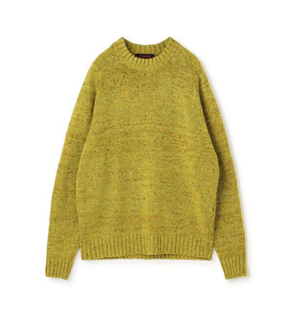 CABaN「CABaN ウールネップ クルーネックプルオーバー」|ニット・セーター|23 イエロー