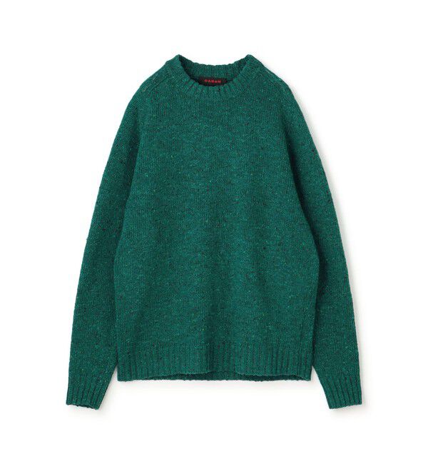 CABaN「CABaN ウールネップ クルーネックプルオーバー」|ニット・セーター|57 カーキ