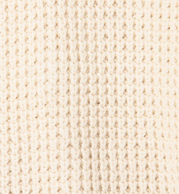 CABaN「CABaN コットンカシミヤワッフル モックネックプルオーバー」|ニット・セーター|