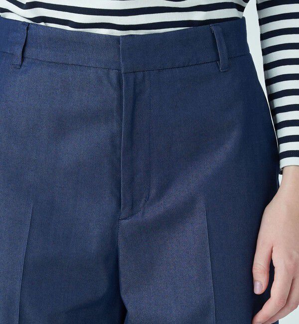 TOMORROWLAND collection「コットンシルクデニム ワイドストレートパンツ」|その他|