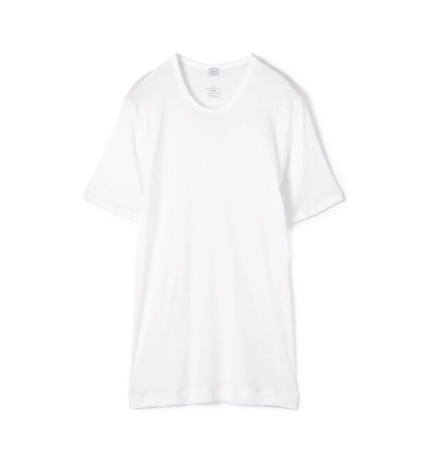 TOMORROWLAND HOME「コットンフライス クルーネックTシャツ（メンズ）」|Tシャツ・カットソー|11 ホワイト