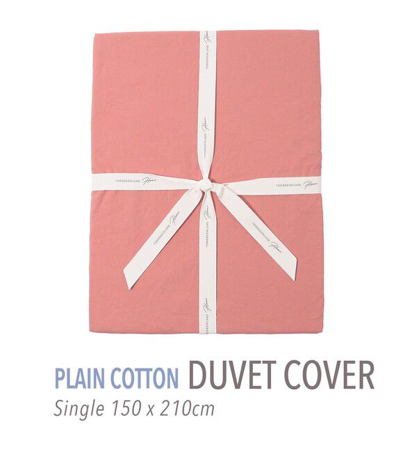 TOMORROWLAND HOME「プレーンコットン 掛布団カバー（シングル）」|その他|47 ピンク