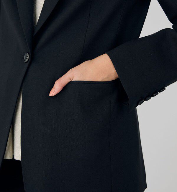DES PRES「ポリエステルウールバラシャ ノッチドラペルジャケット」|テーラードジャケット|