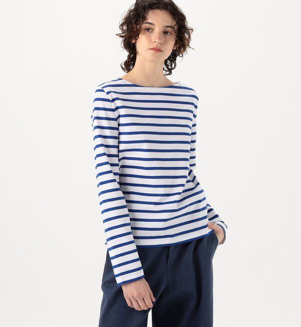 TOMORROWLAND BUYING WEAR「LE MINOR ボートネックストライププルオーバー」|Tシャツ・カットソー|