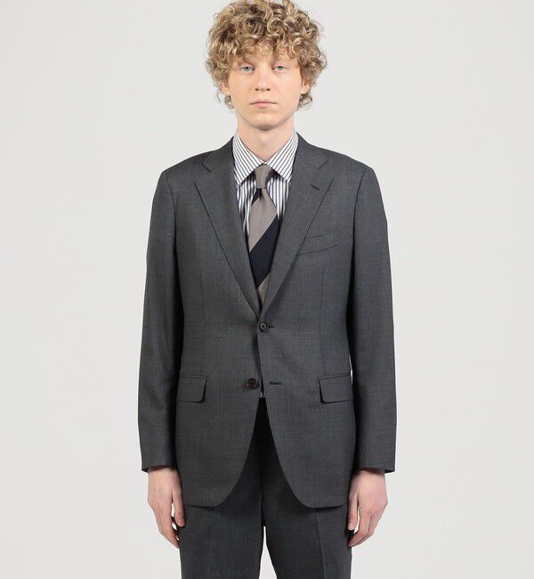 TOMORROWLAND MENS「Super150'sウール シングルブレステッド2Bスーツ」|スーツ|