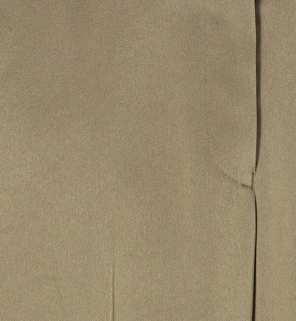 BACCA「ジョーゼットサテン ストレートパンツ」|スラックス|