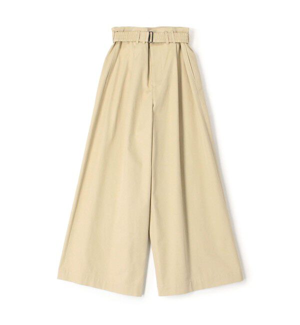 GALERIE VIE「ノンマーセラコットンギャバジン ワイドイージーパンツ」|その他|43 ベージュ