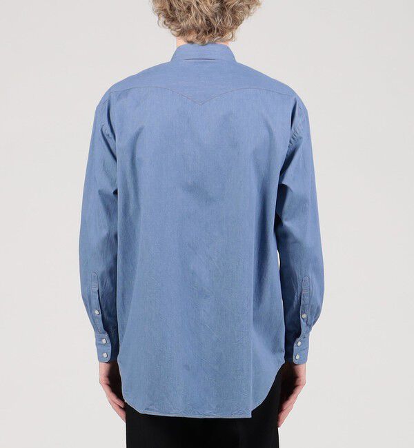 TOMORROWLAND MENS「コットンデニム ウエスタンシャツ」|シャツ・ブラウス|