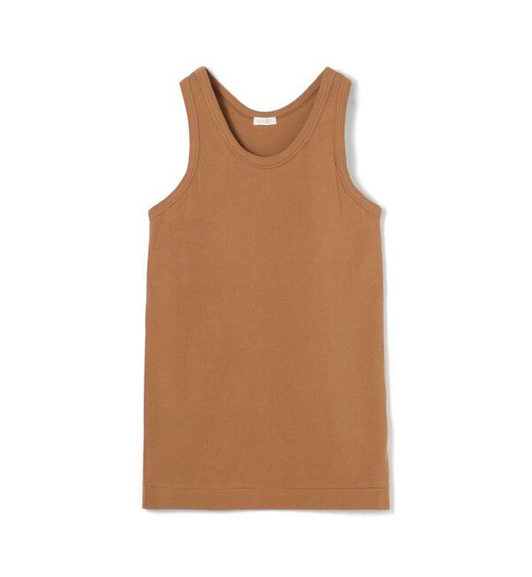 GALERIE VIE「スビンコットン カップ付きアメリカンスリーブタンクトップ」|タンクトップ|45 キャメル