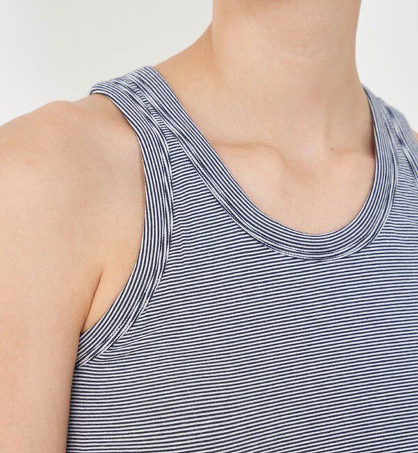 GALERIE VIE「スビンコットン カップ付きアメリカンスリーブタンクトップ」|タンクトップ|