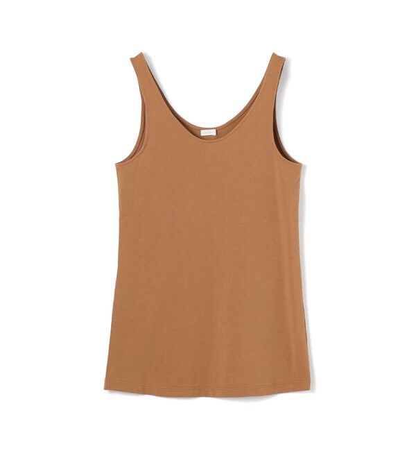 GALERIE VIE「 スビンコットン タンクトップ」|タンクトップ|45 キャメル