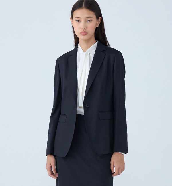 TOMORROWLAND collection「シャイニーピンヘッド シングル1Bジャケット」|テーラードジャケット|