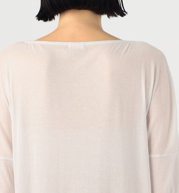 GALERIE VIE「ガーゼフライスジャージー ボートネックプルオーバー」|Tシャツ・カットソー|