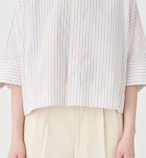 MACPHEE「 コットンブロード クロップドシャツ」|シャツ・ブラウス|