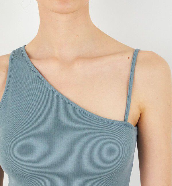 DES PRES「スモールライトリブ ワンショルダータンクトップ」|タンクトップ|