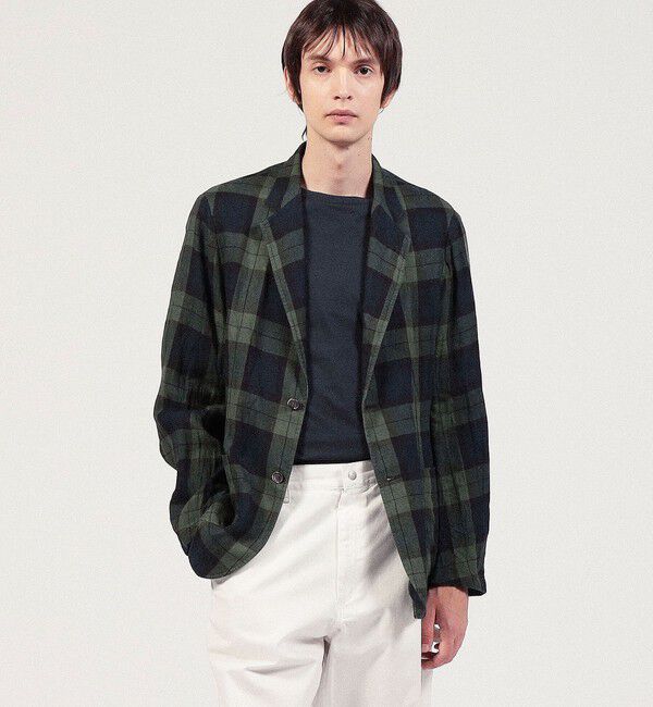 TOMORROWLAND MENS「アイリッシュリネン ローファージャケット」|テーラードジャケット|