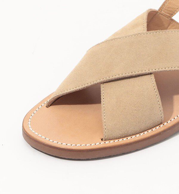 TOMORROWLAND GOODS「LA BOTTE GARDIANE スエード ストラップサンダル」|サンダル|