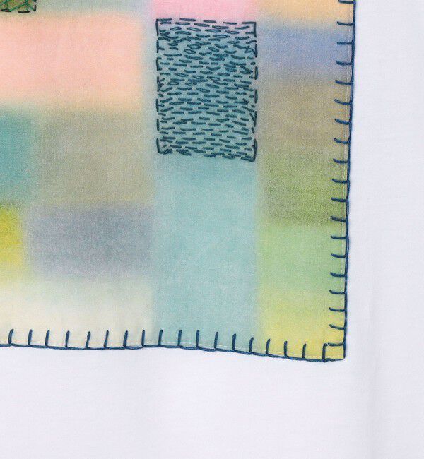 CABaN「CABaN スビンコットン モザイクプリントTシャツ」|Tシャツ・カットソー|