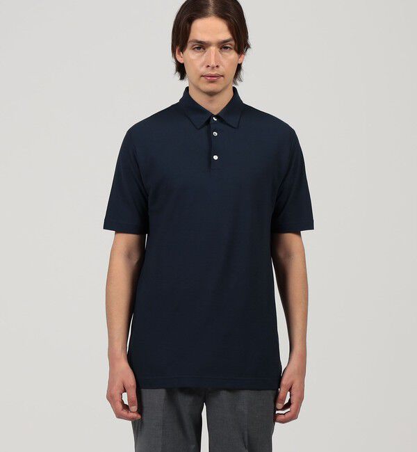 TOMORROWLAND BUYING WEAR「ZANONE オーガニックアイスコットン スリムフィットポロシャツ」|ポロシャツ|