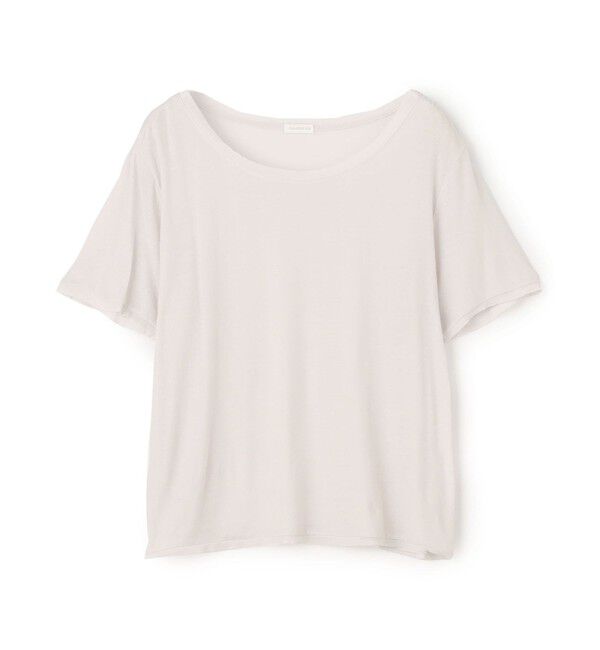 GALERIE VIE「ガーゼフライスジャージー ラウンドネックTシャツ」|Tシャツ・カットソー|13 ライトグレー