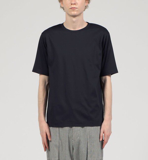 TOMORROWLAND MENS「オーガニックスムース クルーネックTシャツ」|Tシャツ・カットソー|