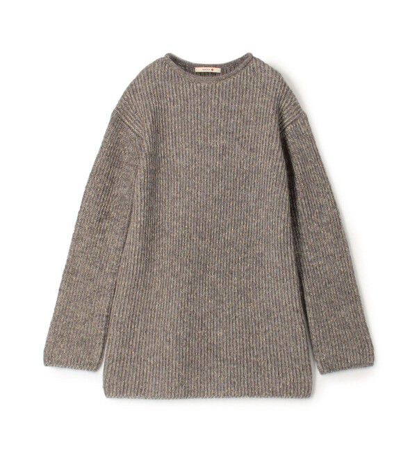 BACCA「アルパカラメミックス ニットワンピース」|ニット・セーター|18 ブラック系