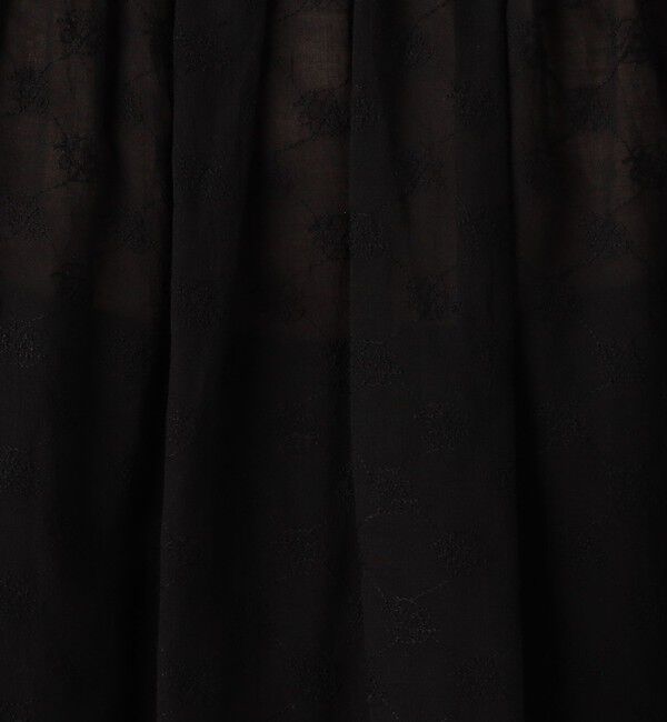 Ballsey「コットンガーゼエンブロイダリー フリルギャザーブラウス」|シャツ・ブラウス|