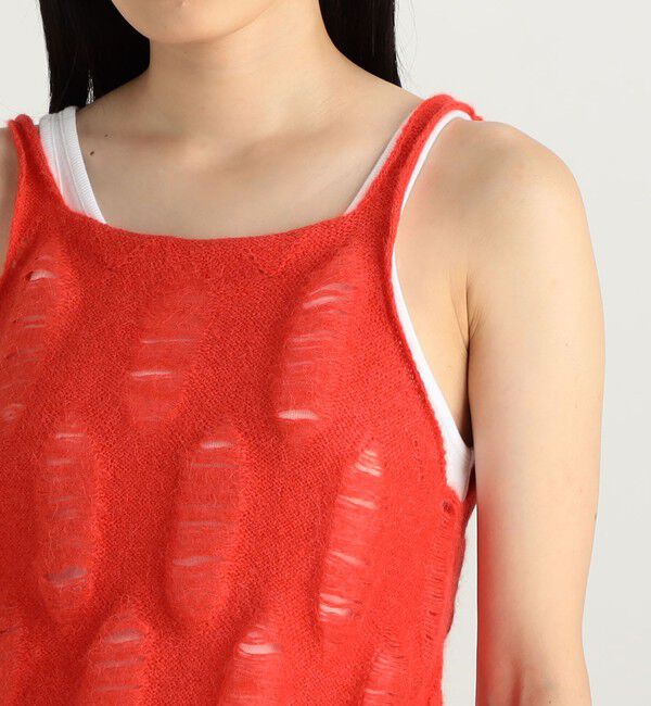 Edition「ベビーアルパカ ニットキャミソール」|キャミソール|