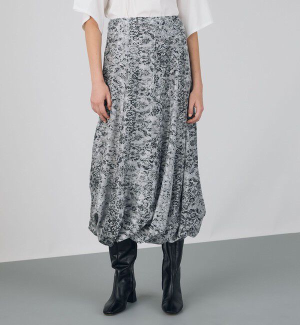 DES PRES「ビンテージカーペットプリント バルーンスカート」|スカート|