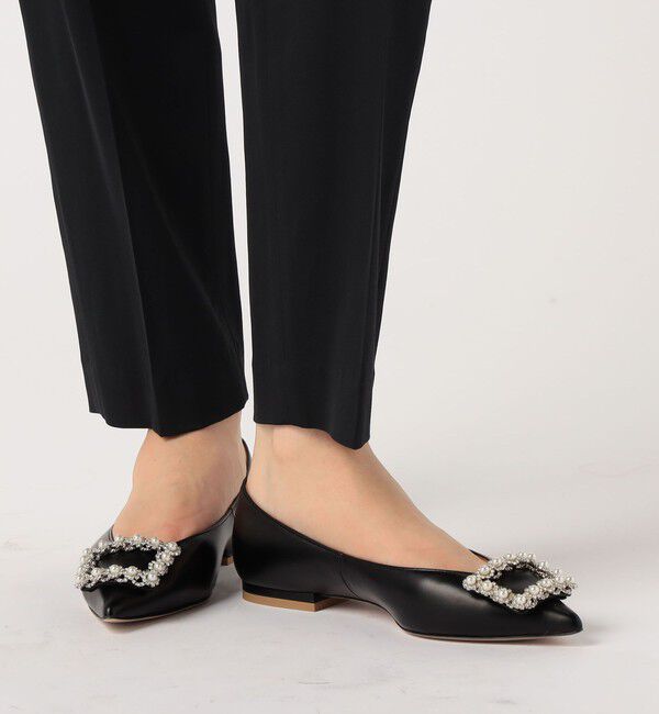 TOMORROWLAND GOODS「PIPPICHIC ANNA V JEWERLY 13 フラットシューズ」|パンプス|