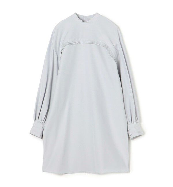 DES PRES「コットンシルクポプリン ミニワンピース」|ワンピース|15 グレー