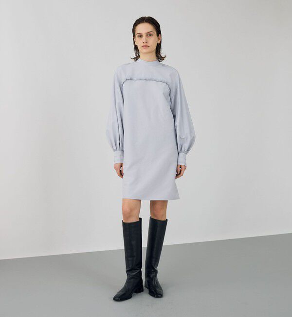 DES PRES「コットンシルクポプリン ミニワンピース」|ワンピース|