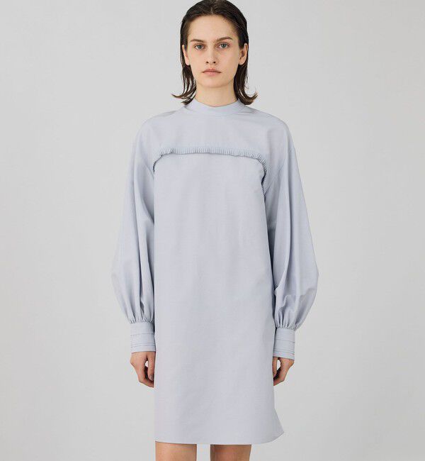 DES PRES「コットンシルクポプリン ミニワンピース」|ワンピース|