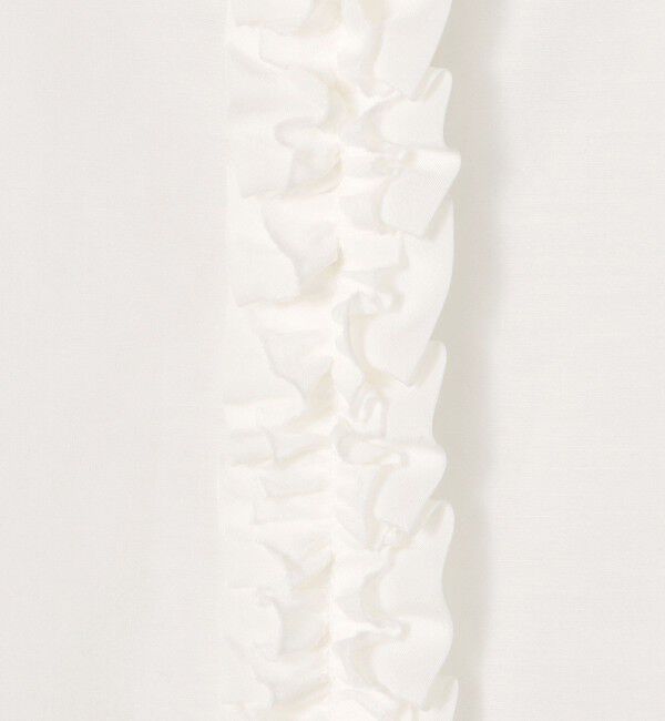 TOMORROWLAND collection「コットンシルクオーガンジー フリルブラウス」|シャツ・ブラウス|