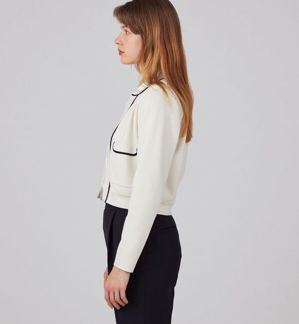 Ballsey「ミラノリブ クルーネックカーディガン」|カーディガン|