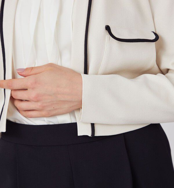 Ballsey「ミラノリブ クルーネックカーディガン」|カーディガン|