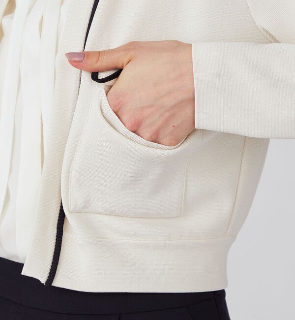 Ballsey「ミラノリブ クルーネックカーディガン」|カーディガン|