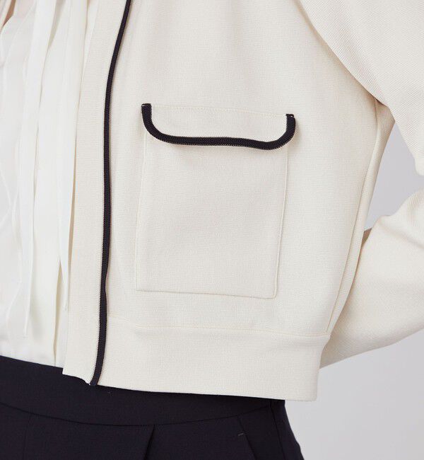 Ballsey「ミラノリブ クルーネックカーディガン」|カーディガン|