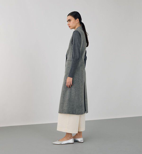 DES PRES「ライトダブルフェイスシャギー フレンチジレ」|ベスト・ジレ|