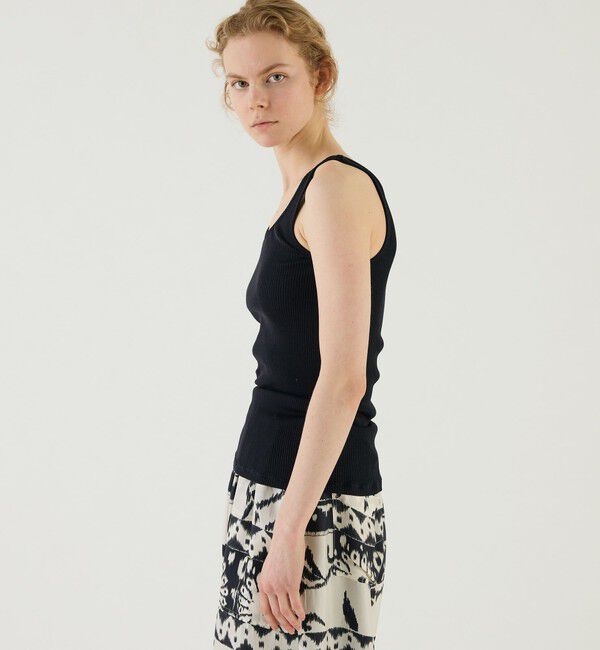 GALERIE VIE「コットンシルクリブ タンクトップ」|タンクトップ|