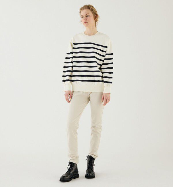 GALERIE VIE「 ウェーブコットン クルーネックプルオーバー」|ニット・セーター|