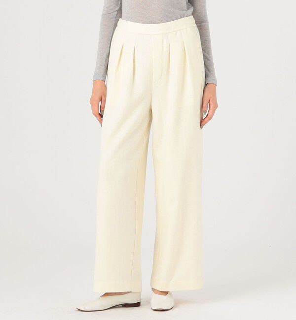 GALERIE VIE「ミルドスムース タックワイドパンツ」|その他|