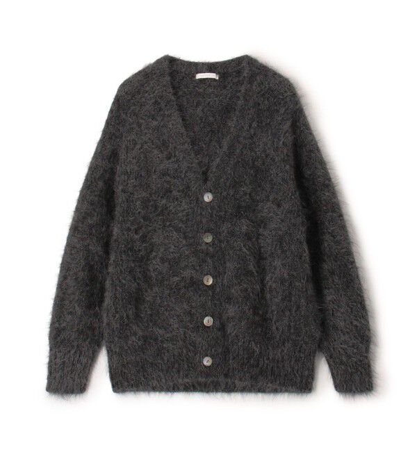 GALERIE VIE「キッドモヘア Vネックカーディガン」|カーディガン|17 チャコールグレー
