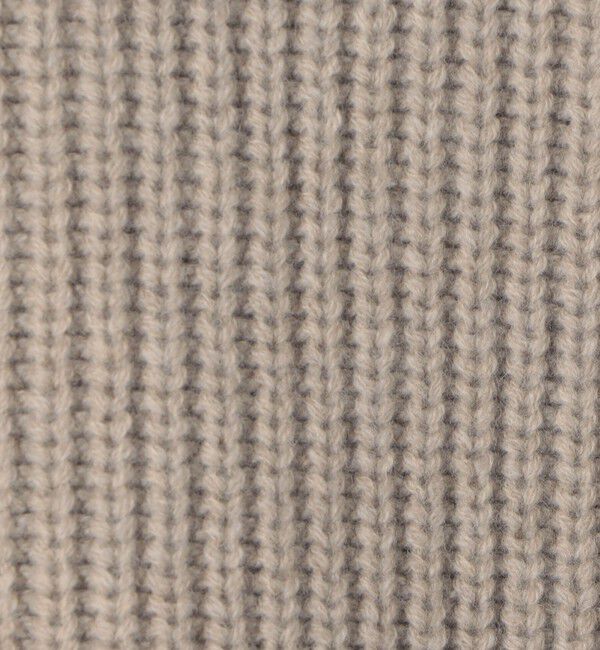 GALERIE VIE「フィッシャーマンズリブ クルーネックプルオーバー」|ニット・セーター|